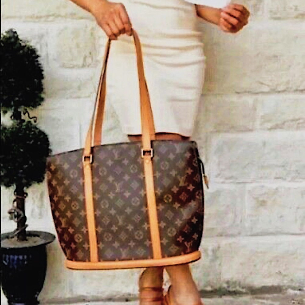 Louis Vuitton Babylone Handbag Monogram Bag Tote